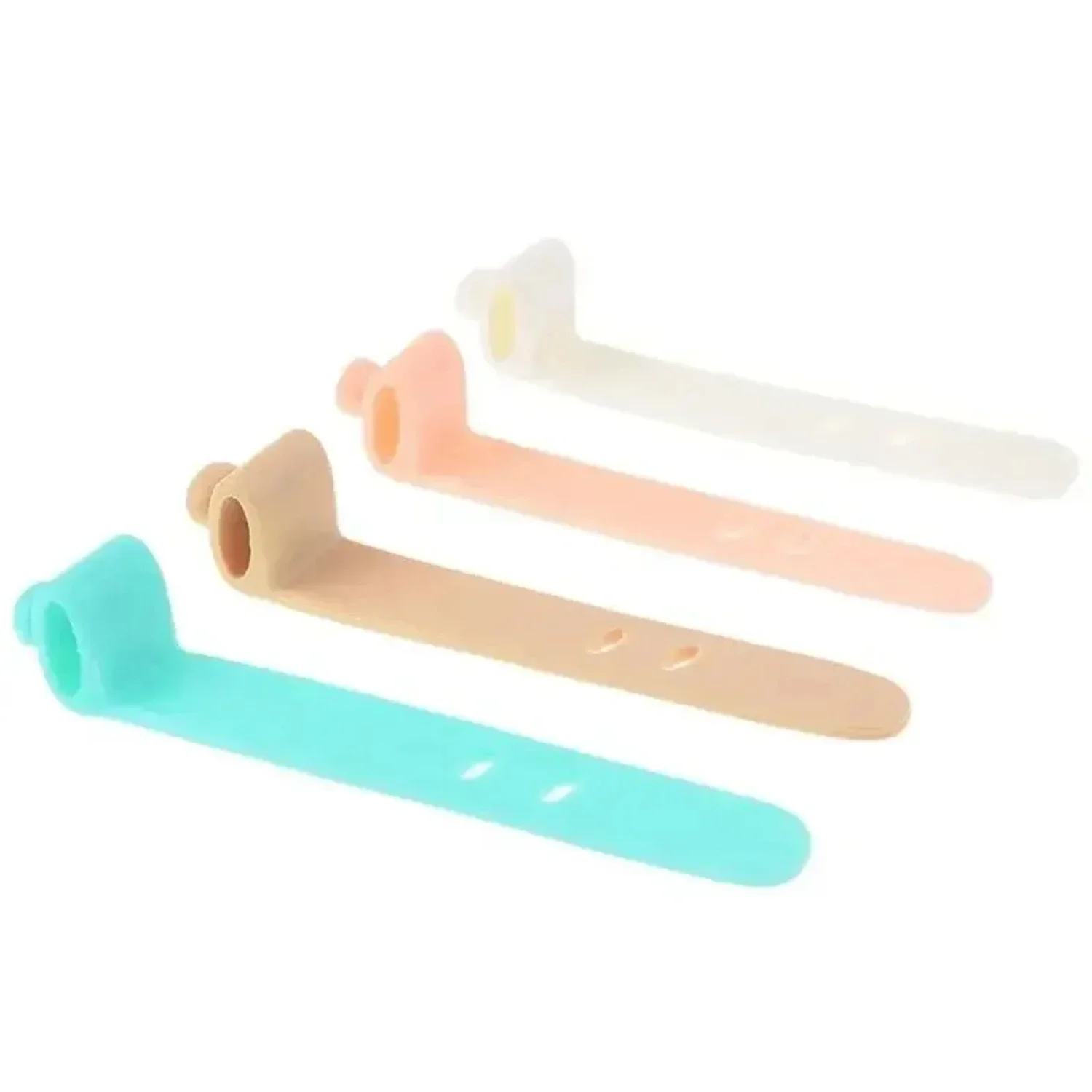 

4-pack Cable Ties Securing Headphone Wires Clip Buckle
