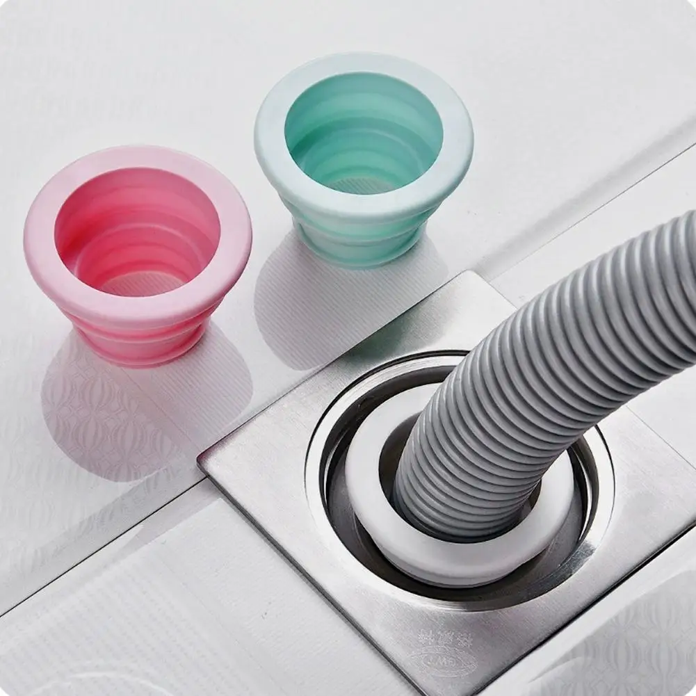 TPR Drainage Control Seal Ring Sealing Cap Insect Proof Anti-Odor Sealing Cover Telescopic Sewer Sink Ring Kitchen Bathroom 2026