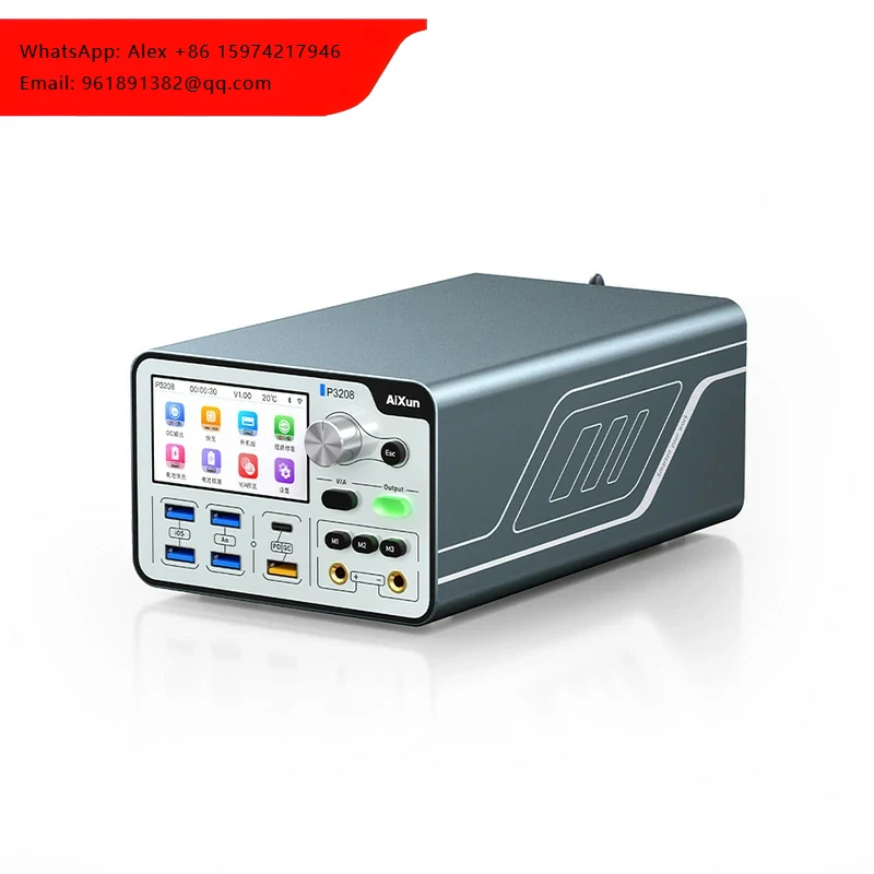 

Блок питания Aixun P3208 для быстрой зарядки 60 Вт с поддержкой PD/QC, интеллектуальный регулятор напряжения