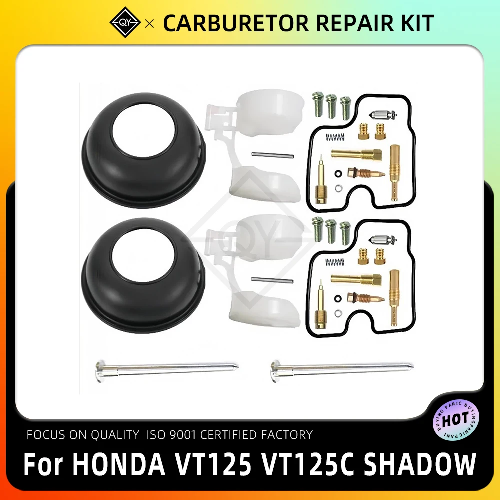 

LQYL VT125 VT125C Motorcycle Carburetor Repair Rebuild Kit For HONDA SHADOW VT 125 125CC