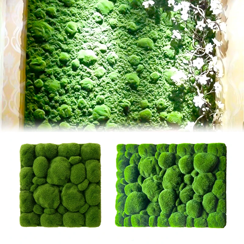 Artificial Plant Moss Grass Turf Mat Wall Green Plants Fake Moss Carpets DIY Home Lawn Garden Micro Landscape Decoration