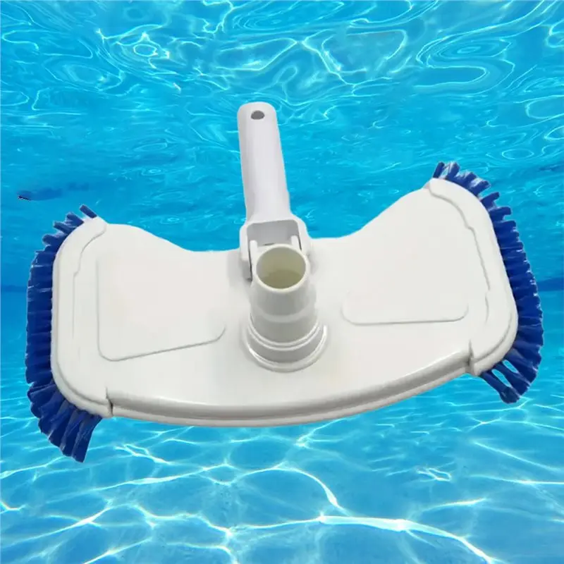 Integrated Brush System Curved Vacuum Cleaner Suction Head For Swimming Pools Bath Spas Hotel Showers