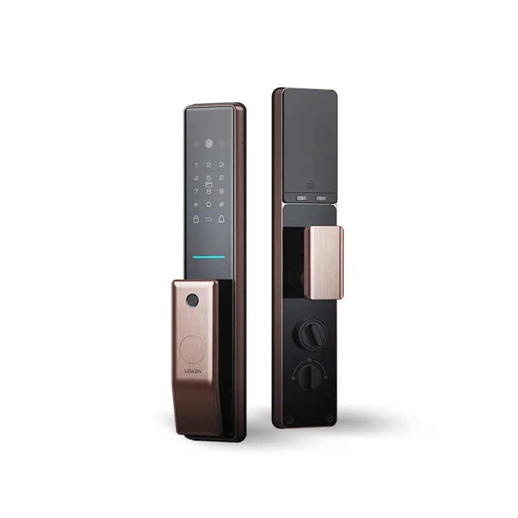 ZJZ LEELEN Cerraduras De Seguridad Para Puertas cerradura De puerta con cerrojo De seguridad Wifi cerradura De puerta Digital inteligente con huella dactilar con cámara