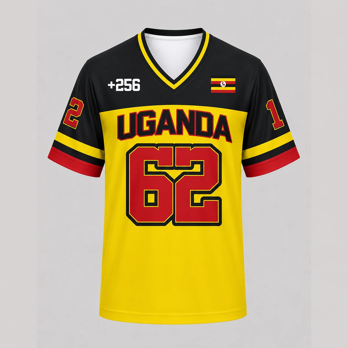 Uganda Satin V-Neck T-Shirt, M - Men Fashion Uganda 评论和价格