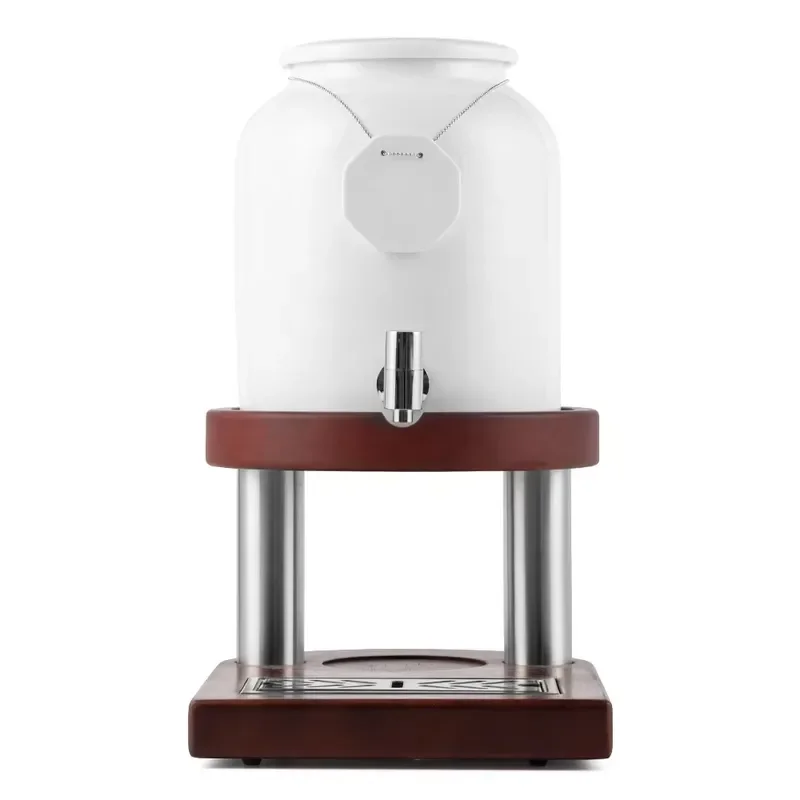 for Restaurant Commercial Electric Coffee Dispenser with Wooden Base Porcelain Urn Hot Beverage Server Shabili Model