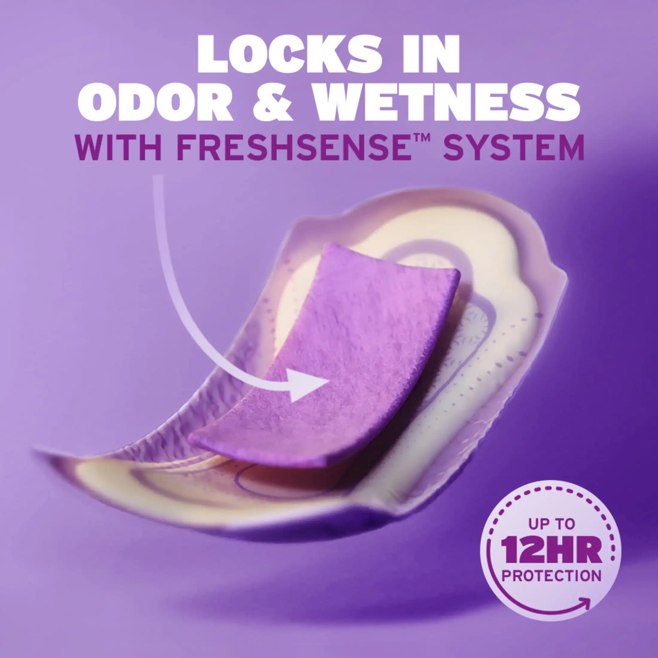 Incontinence Pads for Women, 4 Drop Moderate Absorbency, Long Length, 84 Count