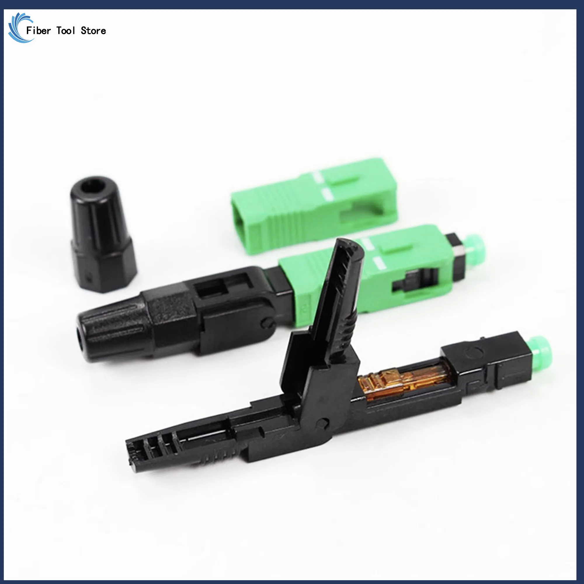 Conector óptico Apc SC UPC, herramienta rápida de fibra óptica FTTH, conector en frío, 60mm