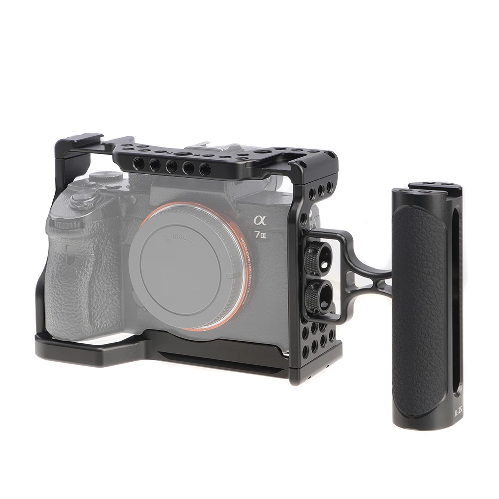 fotga-aluminum-camera-cages-for-sony-a9-a7riii-a7m3-a7m2-dslr-camera-cage-top-handle-grip-extension-frame-stalibiler-accessories