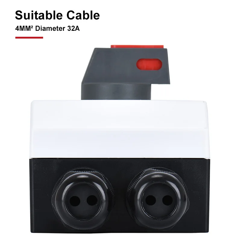 Imagem -05 - Interruptor Solar do Isolamento da C.c. Fotovoltaica 1a32a Dc1000v 1200v Cordas para Fora à Prova Impermeável Água Desconexão no Interruptor Desligado Ip66