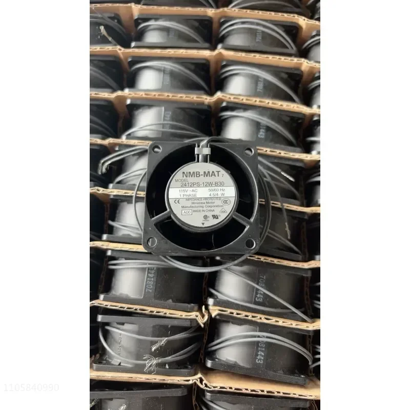 New NMB MAT Cooling Fan for Model 2412PS 12W B30 High Performance Quiet Operation Durable Design for Computer Server