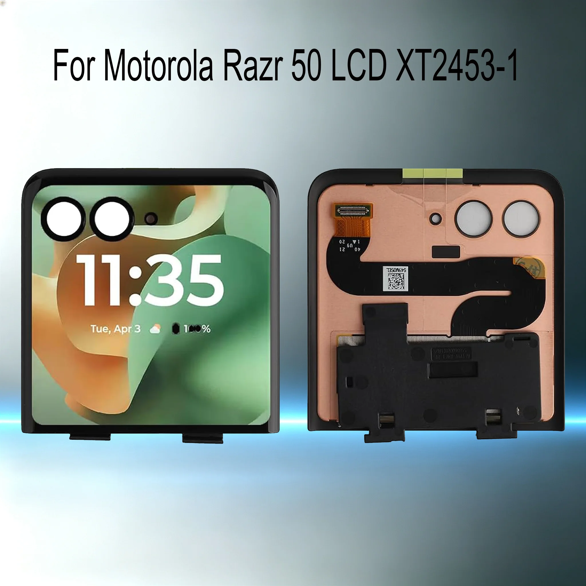 AMOLED For Motorola Razr 50 LCD XT2453-1 LCD Display Touch Screen Digitizer Assembly For Moto Razr 50  LCD Replacement