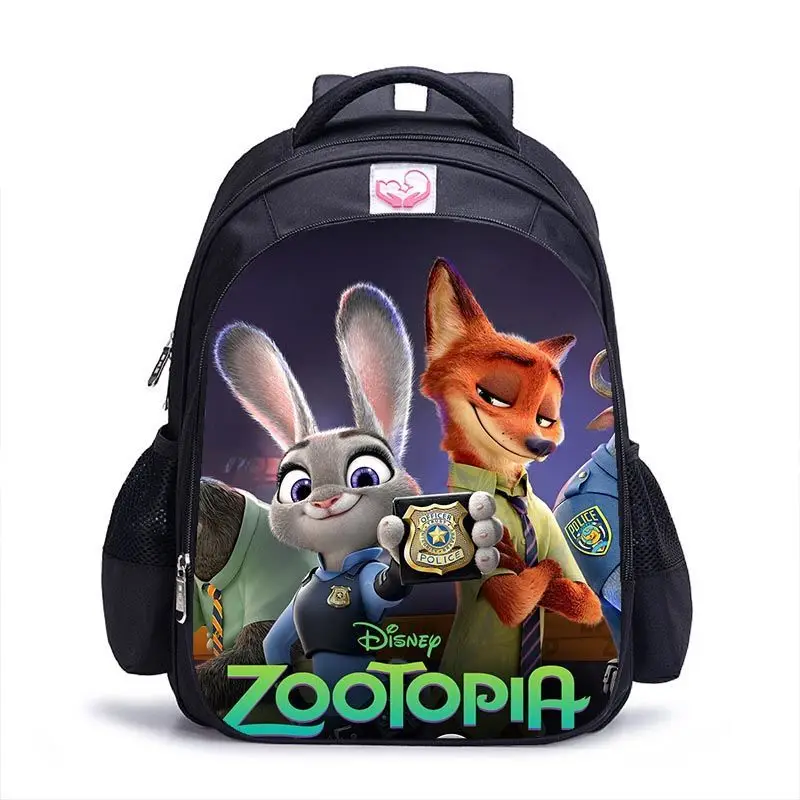 

Zootopia Student Backpack Judy Nick Cartoon Personality Creative Fashion Simple Print Large Capacity Backpack Holiday Gift