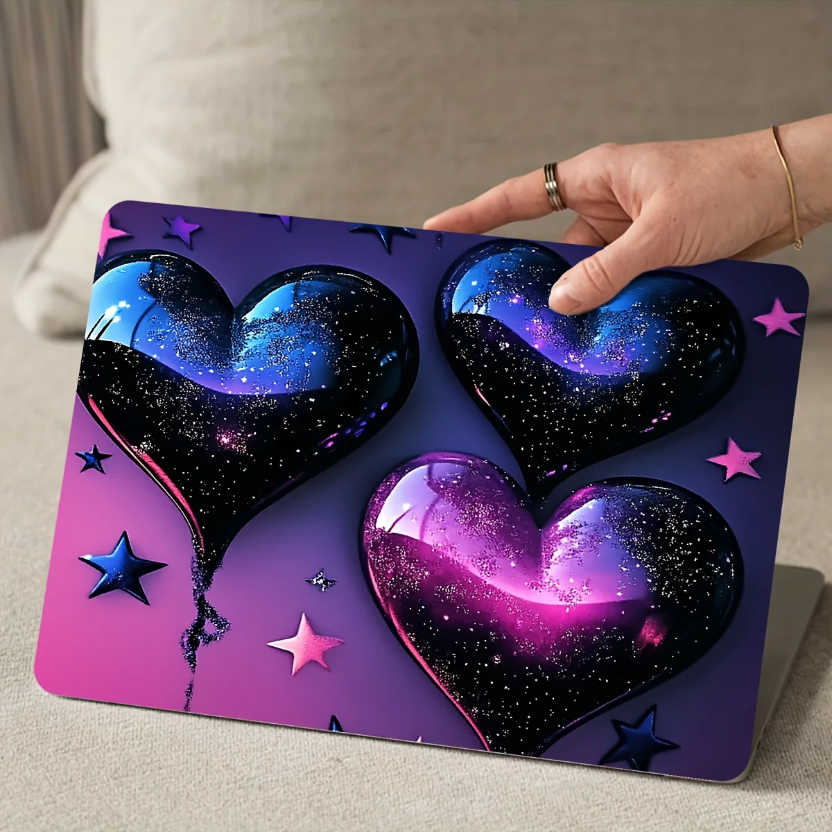 

Набор из 2 наклеек Love Balloon Landscape для компьютера и автомобиля: для ноутбука, автомобиля, шлема, мотоцикла, украшения холодильника