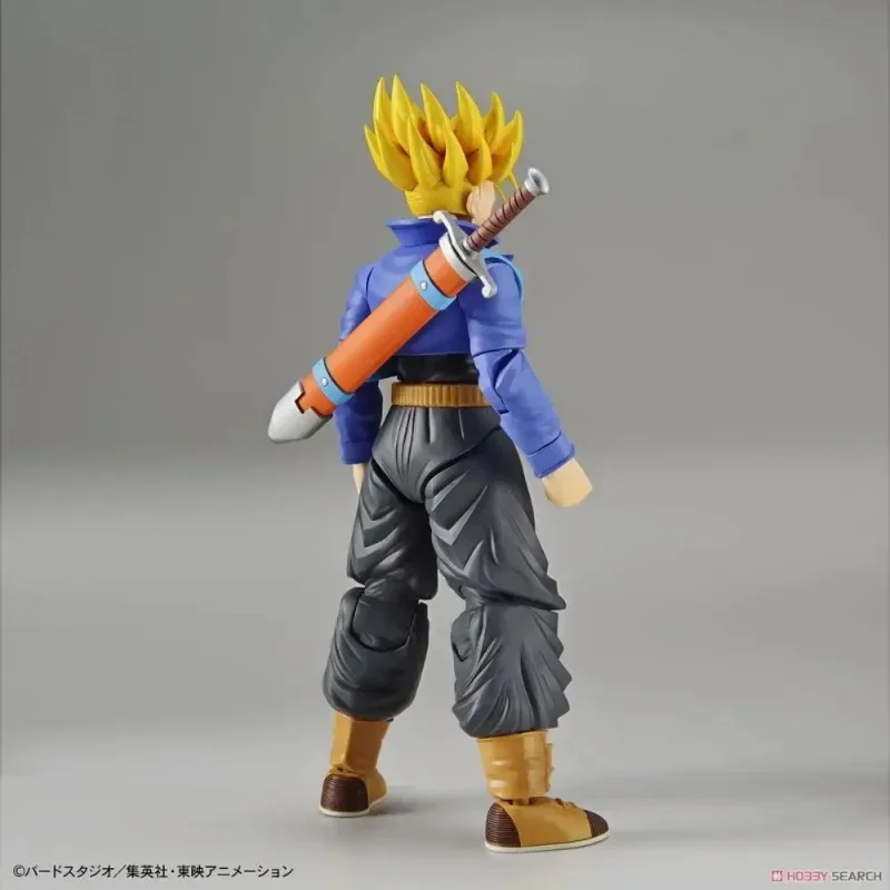 In Stock Genuine Bandai Dragon Ball Z Figure-rise Standard FRS SUPER SAIYAN TRUNKS Anime Action Figure Assembly Toys Model Gift