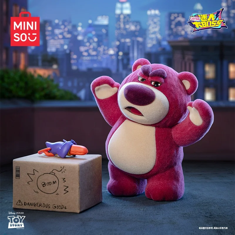 Original 52Toys Disney Lotso Charming Boss Series Blind Box Collection Model Desktop Decoration Child Custom Birthday Gifts ﻿