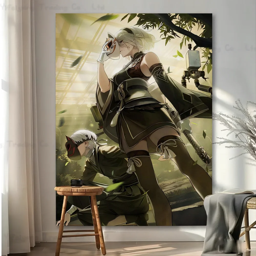 Game Painting Nier Automata Hanging Bohemian Tapestry Cheap Hippie Wall Hanging Bohemian Wall Tapestries Mandala Wall Hanging