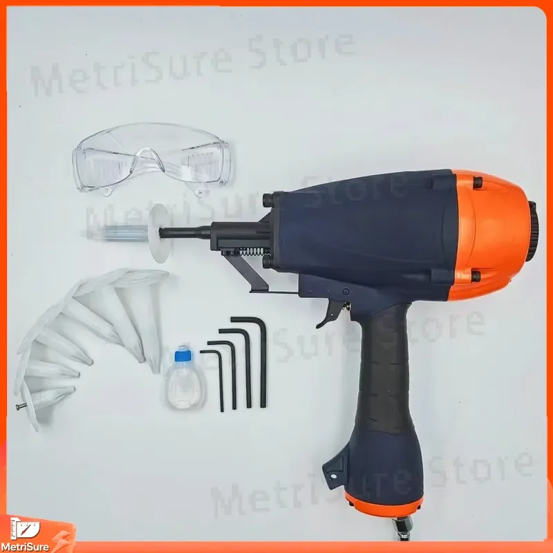 Pneumatic Nail Gun Industrial Air Nail Gun for Concrete Walls Exterior Insulation Framing Construction Heavy Duty Fastening