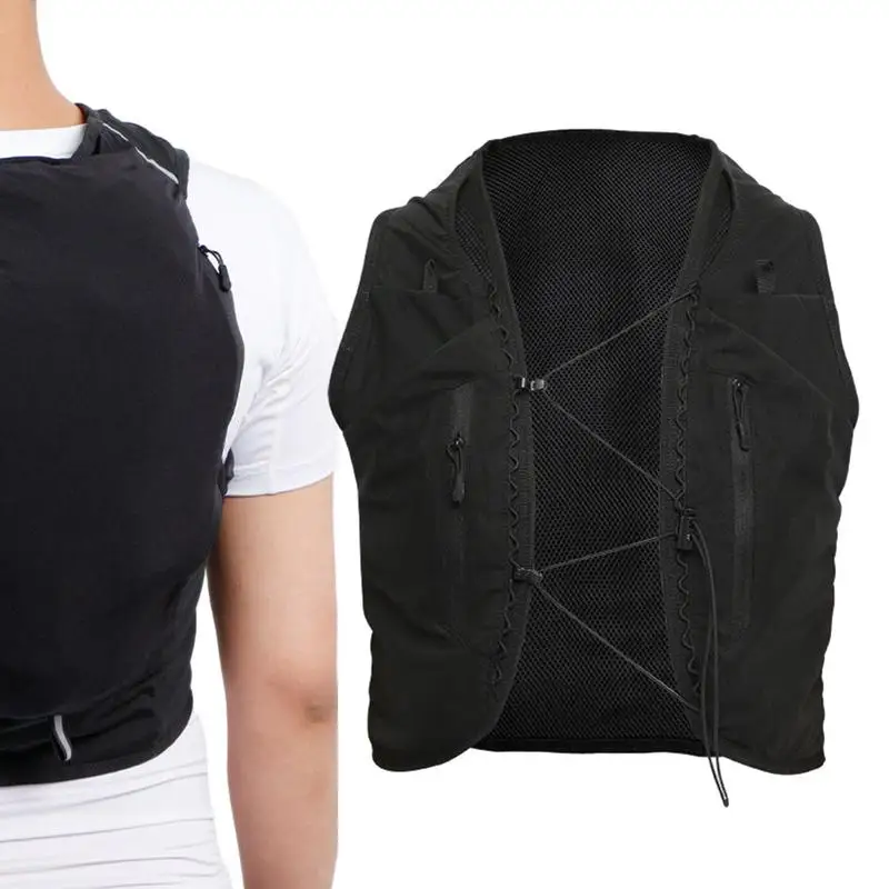 

Motorcycle Chest Bag Functional Hydration Vest Backpack Outdoor Sports Chest Bag For Men Travel Large Capacity Chest Pack For