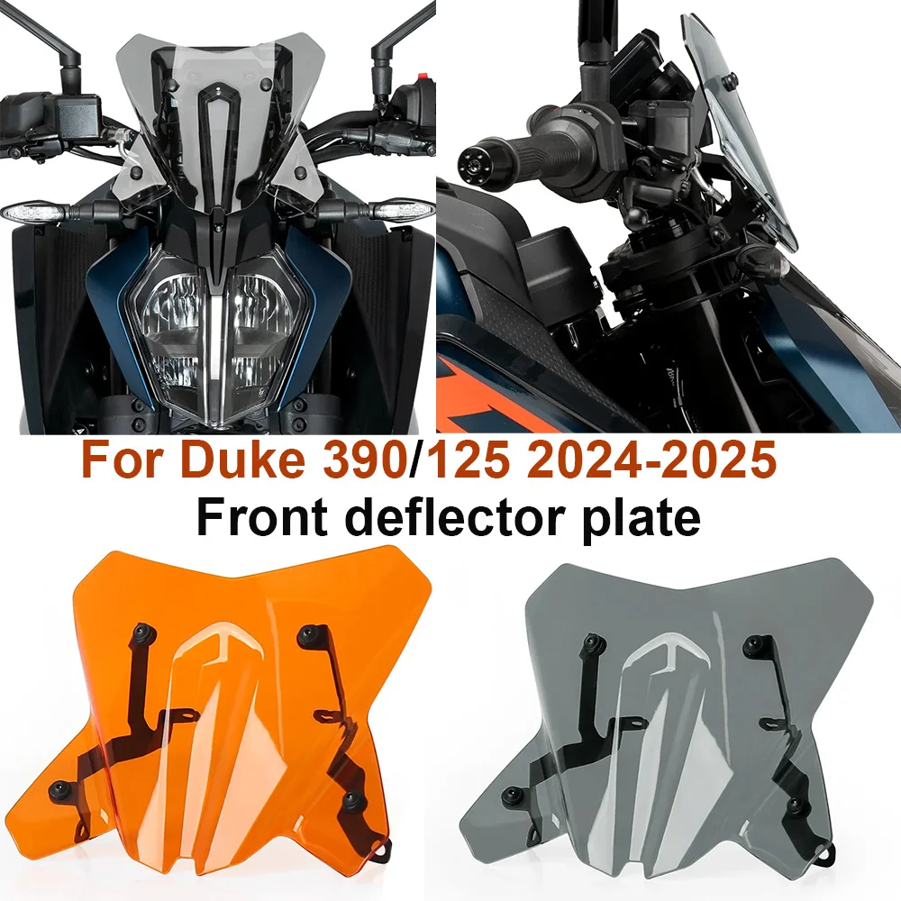 

Для Duke 390 Duke 390 Duke 125Duke 2024 2025 новый мотоцикл переднее лобовое стекло и дефлектор лобового стекла