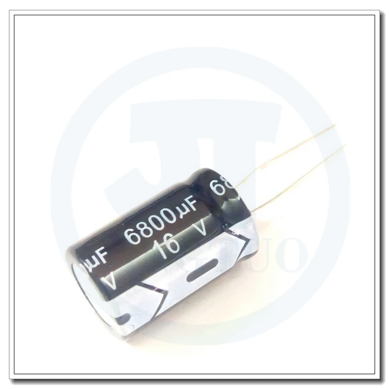 2pcs 6800uF16V 16V6800uF 6800MFD 16WV 16*25mm Radial Aluminum Electrolytic Capacitor