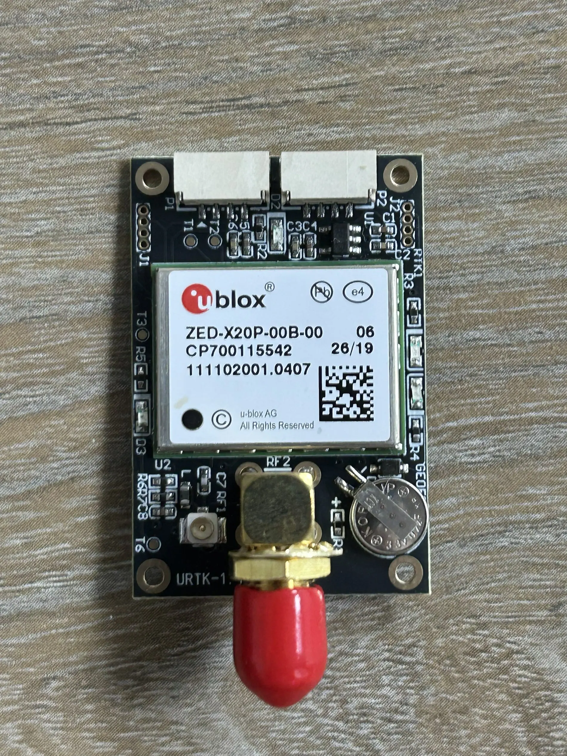 ZED-X20P-00B-00 RTK Differential Centimeter-Level Positioning Module GPS Navigation Module New Supply Receiver GNSS Board