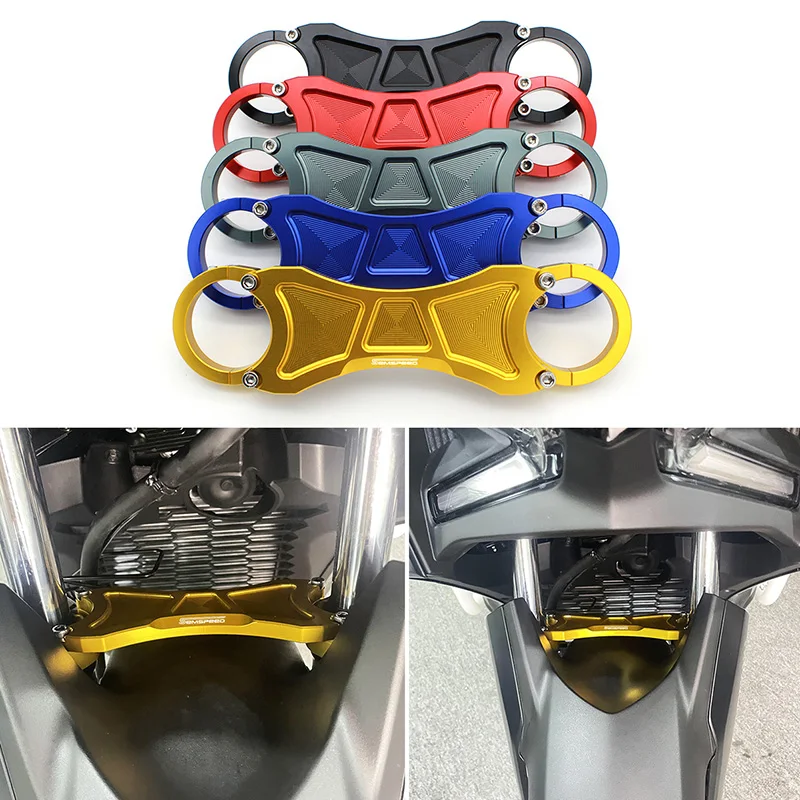 Latest For Yamaha XMAX 250 300 400 2018-2022 2023 SEMSPEED CNC Motorcycle Front Shock Absorber Damper Brace Suspension Bracket