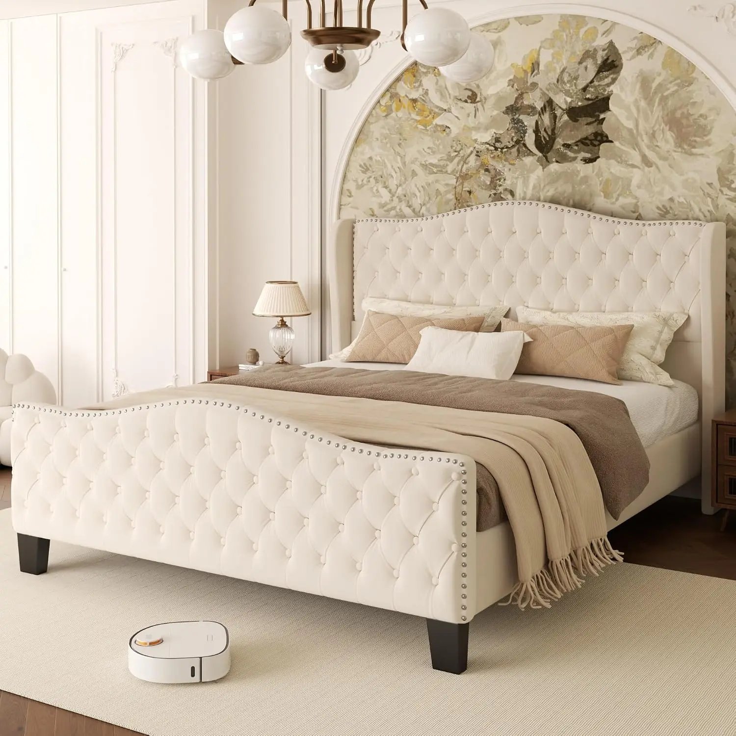 King Bed Frame With 51.2