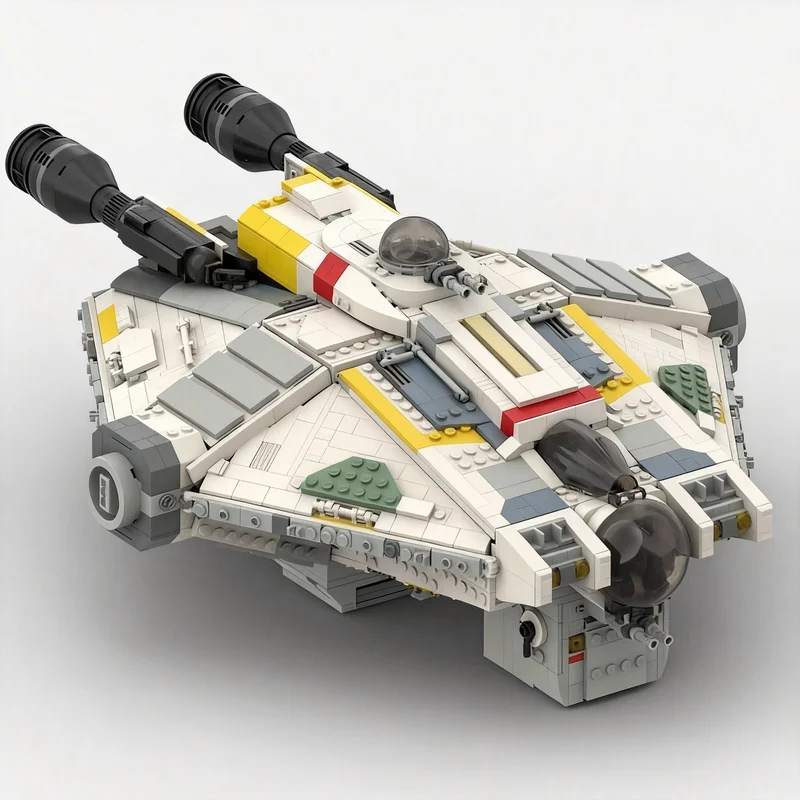 

2358PCS Sci Fi Multifunctional Interstellar Cargo Spaceship MOC Spacecraft Building Blocks Model Assembly Toy For Birthday Gift