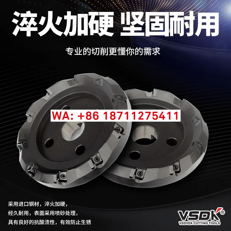 45 degree Taiwan heavy-duty milling cutter head