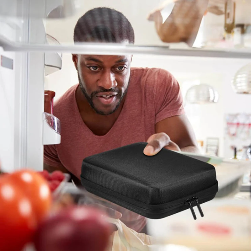 1PC Hard Battery Organizer Storage Box Empty Carrying Case 10ml Insulin Vial Storage Box With Mesh Bag For Small Injection Vials