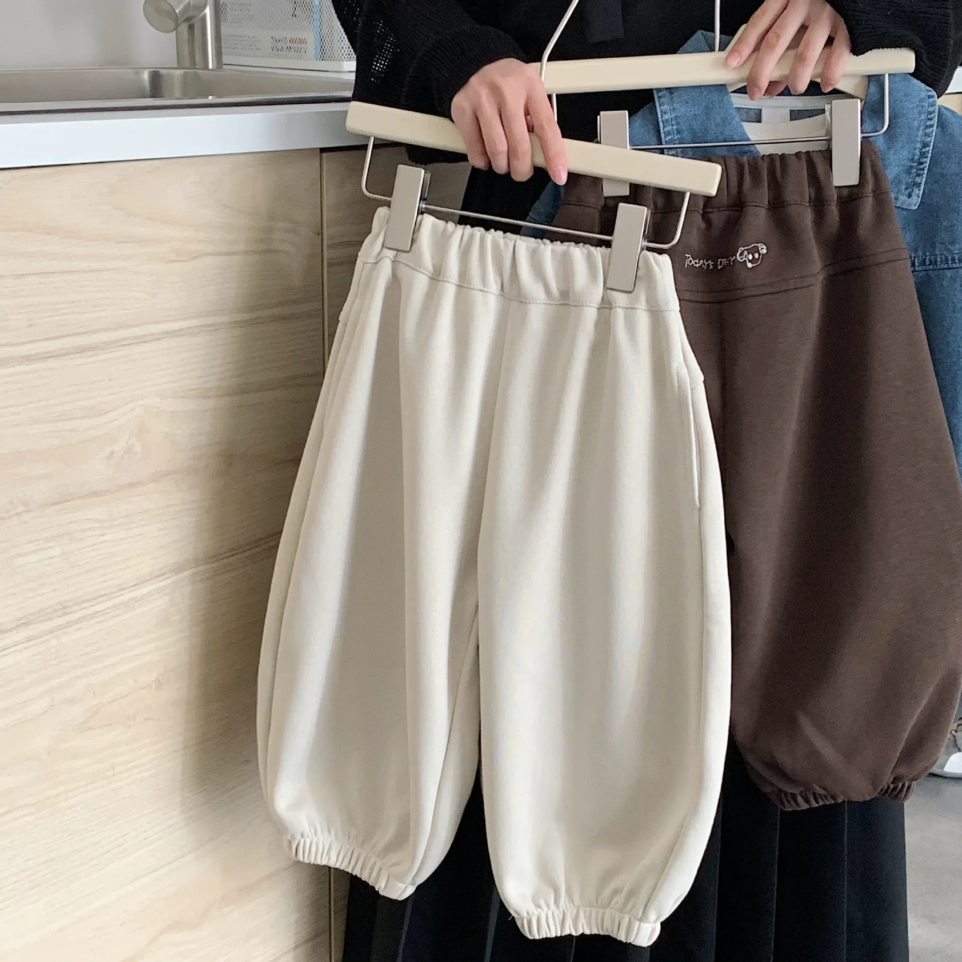 

2025 autumn new boys loose casual trousers children's pants Children's casual sweatpants