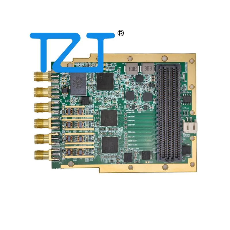 

TZT FMCADC-9695D2 4-канальный 14-битный JESD204B 1300M высокоскоростной АЦП FMC вспомогательная карта высокочастотного сбора данных