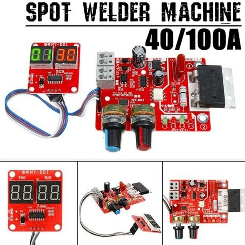 

NY-D01 DIY Control Board Machine Control Board Regulating Time And Current Digital Display DIY Control Board (100A)