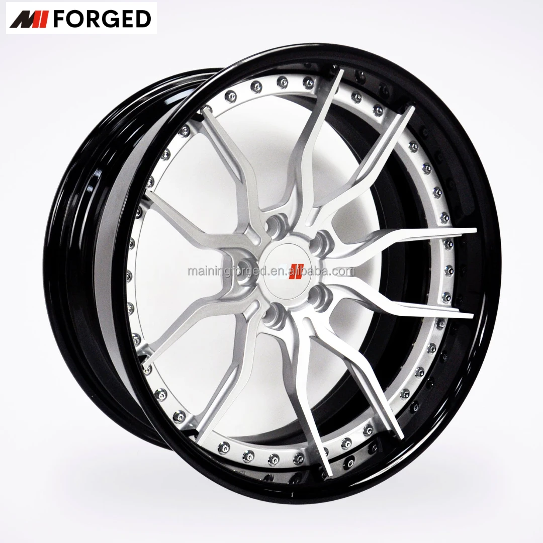 MN 19-20 Inch Forged Carbon Fiber Aftermarket Wheels Rims 30mm ET New 2 Piece for BMW for Porsche Tesla Shelby GT350R for Mustan