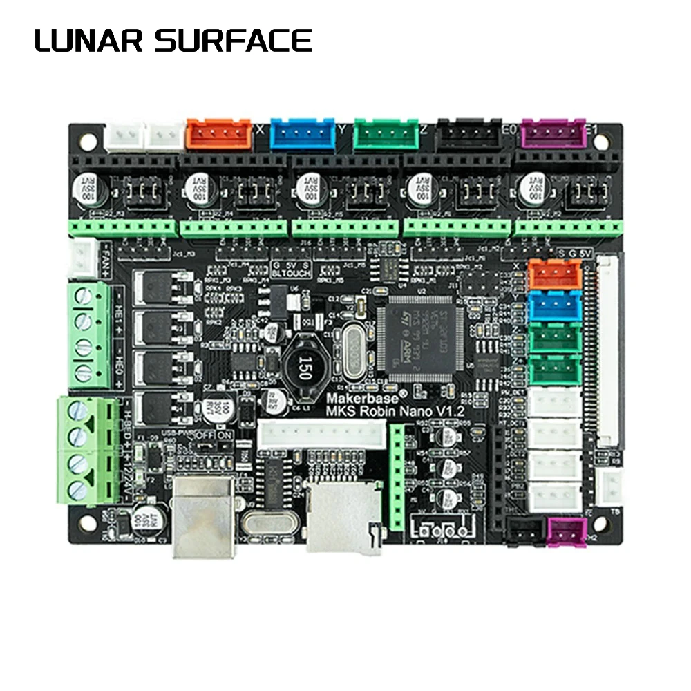 LS-3D Printer Onderdelen Makerbase Control Board Mks Robin Nano V1.2 32 Bit Moederbord Ondersteuning Marlin2.0 Tft35 3.5 Inch Touchscreen