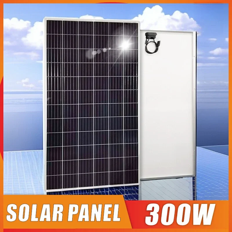 

300W 12V Solar Panel Kit 600W Solar Panel 100A Controller USB Port Portable Solar Battery Charger for Outdoor Camping Mobile RV