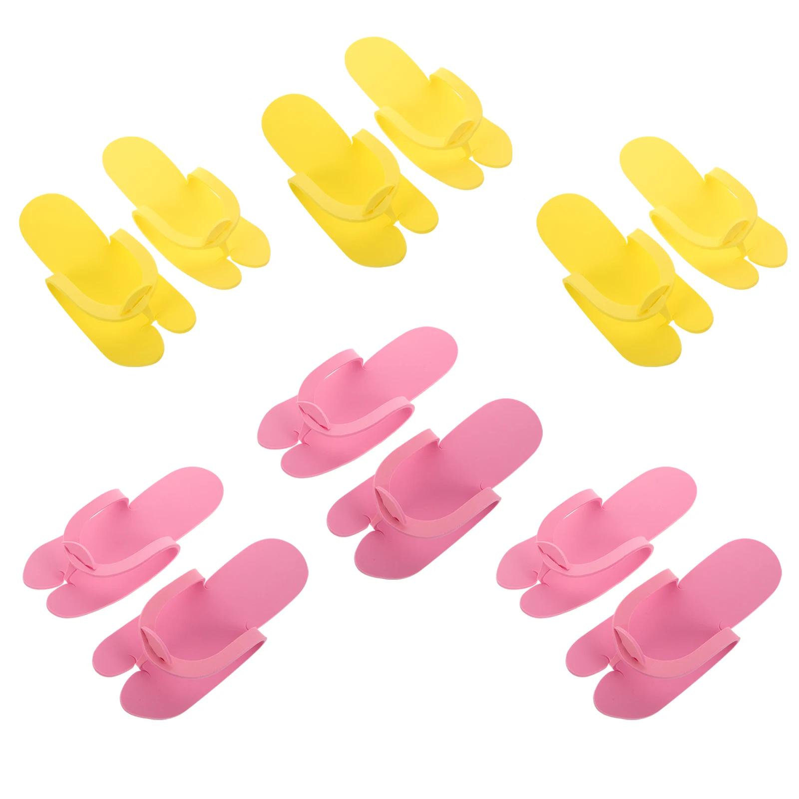 

10 Pcs Anti slip EVA Slippers Hotel Salon Bulk Disposable Guest Spa Indoor Blue Pink Bathing Shoes Travel Men Women