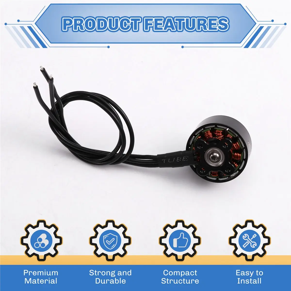 DTC5 4pcs X2812 2812 1115KV 3-6S Brushless Motor for RC Multirotor Airplane 7