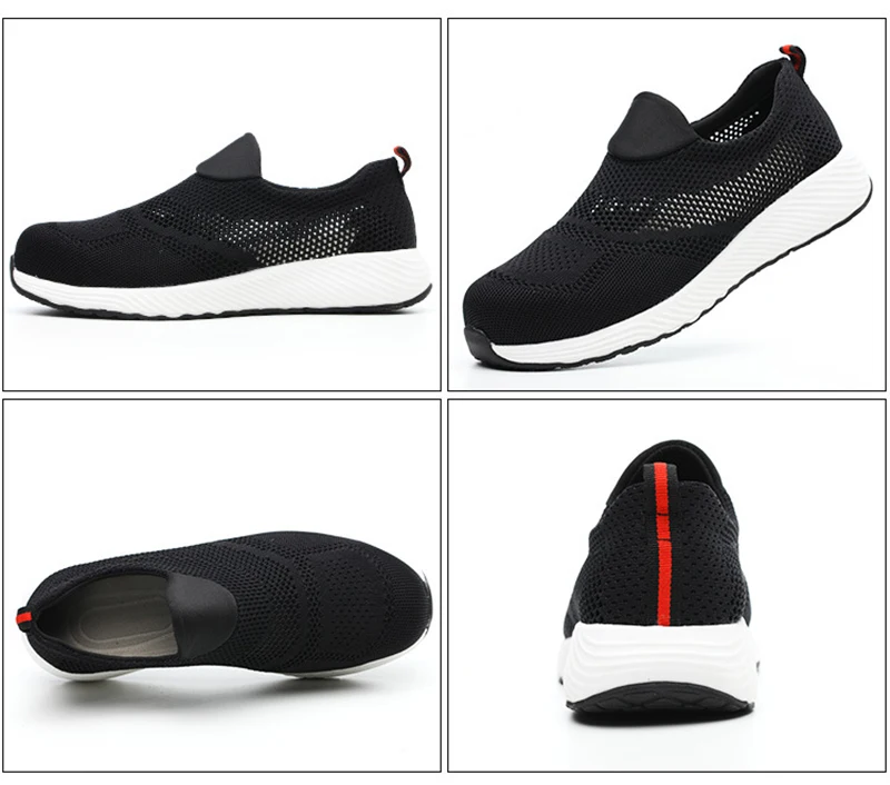 Sommer Leichte Arbeits Turnschuhe Stahl Kappe Männer Frauen Tennis Arbeit Sicherheits Schuhe Atmungsaktive Bau Schuhe Arbeit Stiefel Schuhe – Detail 7