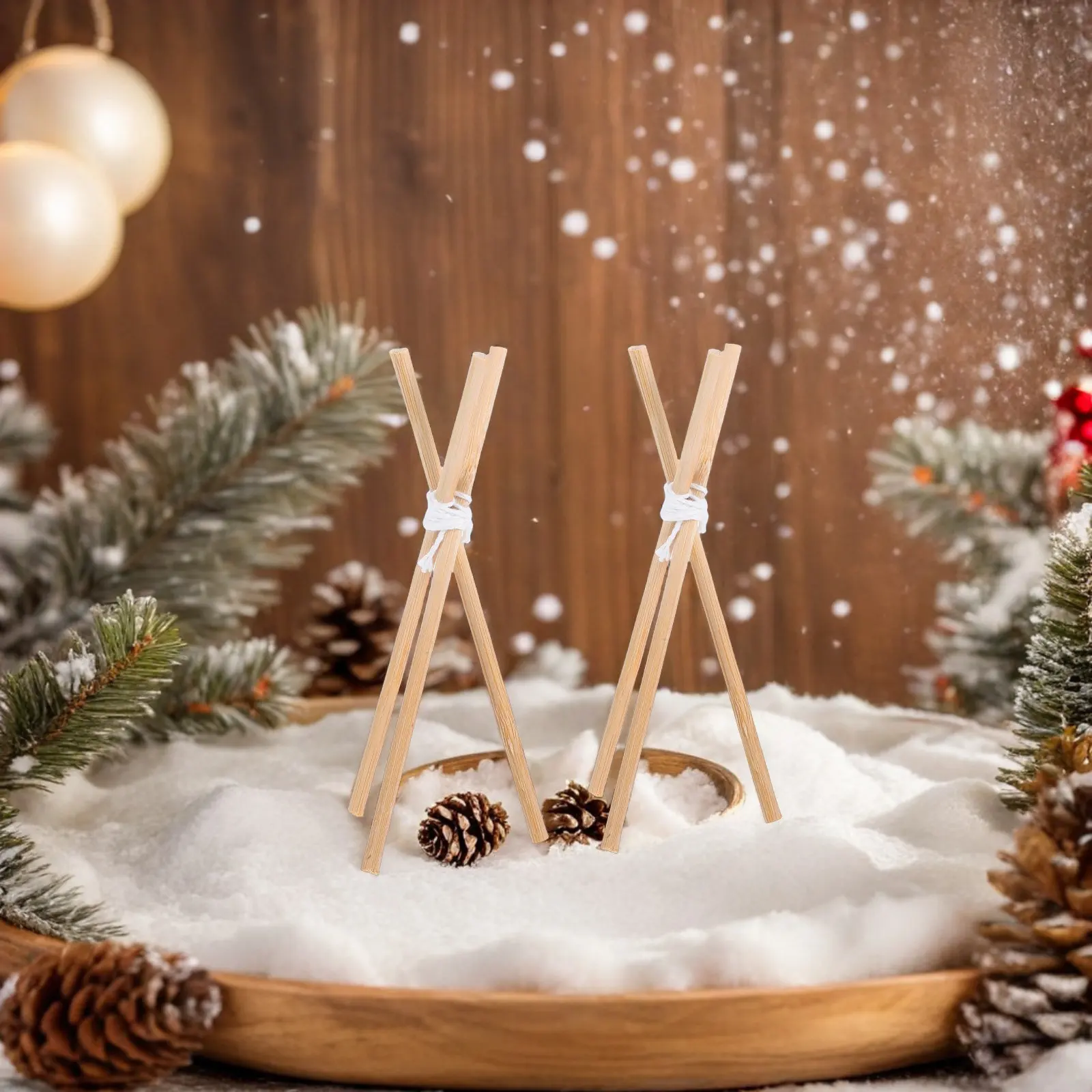 

10Pcs Miniature Bonfire Wood Rack Intricate Realistic Design for Dollhouse Camping Accessories Halloween Scene Decor Outdoor