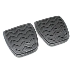 KUMMYY Car Pair Brake Clutch pedal pad Cover for Great Wall V200 K2 2.0L Man Dual Cab Pick-Up 2012-2016 H3 H5 H6 C30 C50
