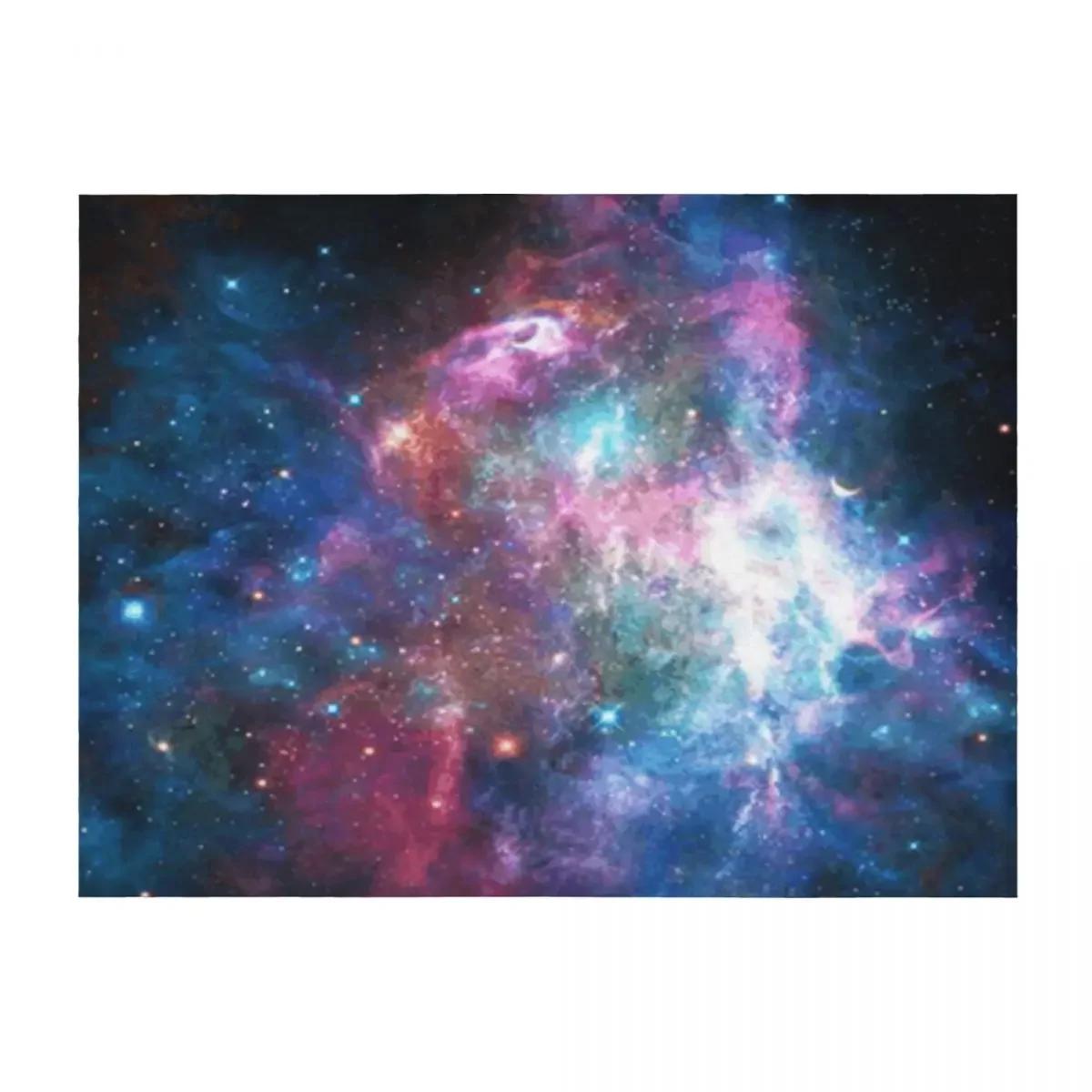 

Nebula Galaxy Print Throw Blanket Luxury Throw Cute Plaid Moving Plaid on the sofa Blankets