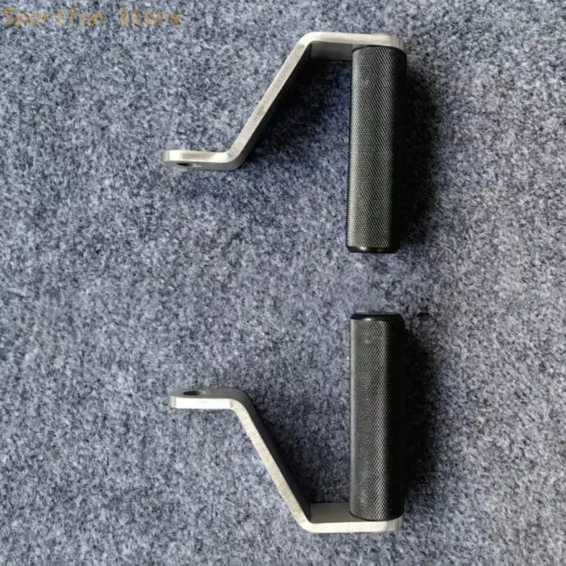 Overhead Pull Handle for Cable Machine Work, Single Grip Angled Hold for Seated Row and Indoor Strength Cable Use X7JD