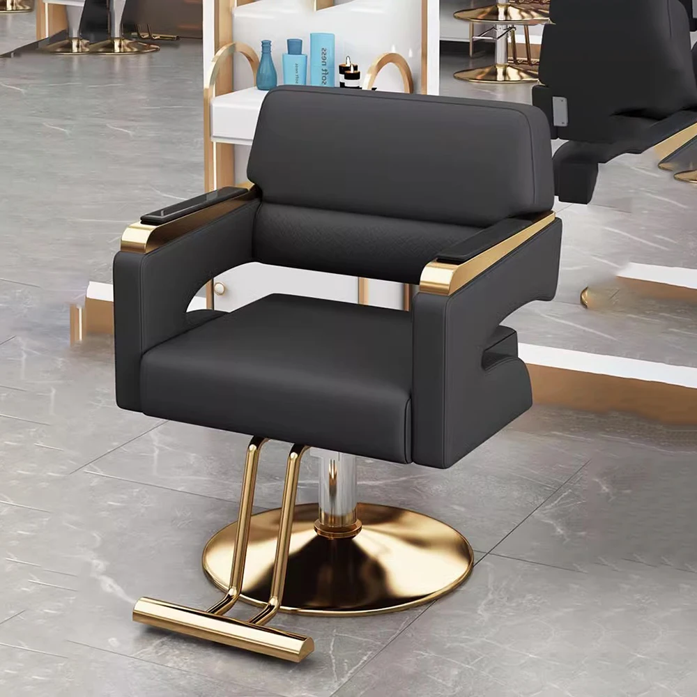 Modern Comfortable Barber Chair Luxurypersonalized Elastic Stylist Salon Chairergonomic Portable Stuhl Salon Furniture