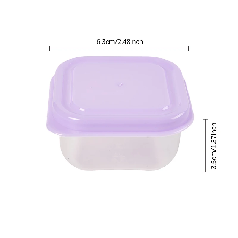 Food Storage Container Small Plastic Moisture-proof Containers Mini Kitchen Storage Box with Leakproof Lid Kitchen Accessories