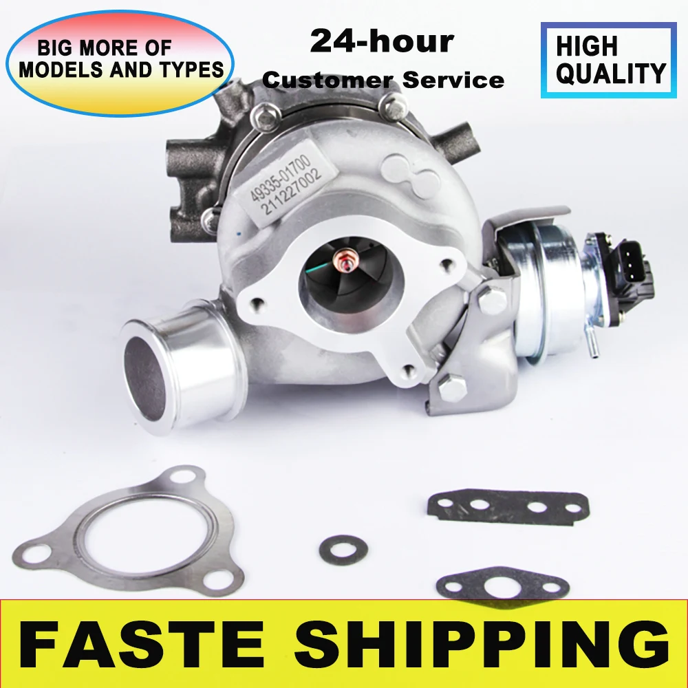 

Полный турбокомпрессор TF035 Full Turbo для Mitsubishi L200 Triton 2,5 D 4N15 1515A322 Полная турбина 49335-01700 4933501700 C