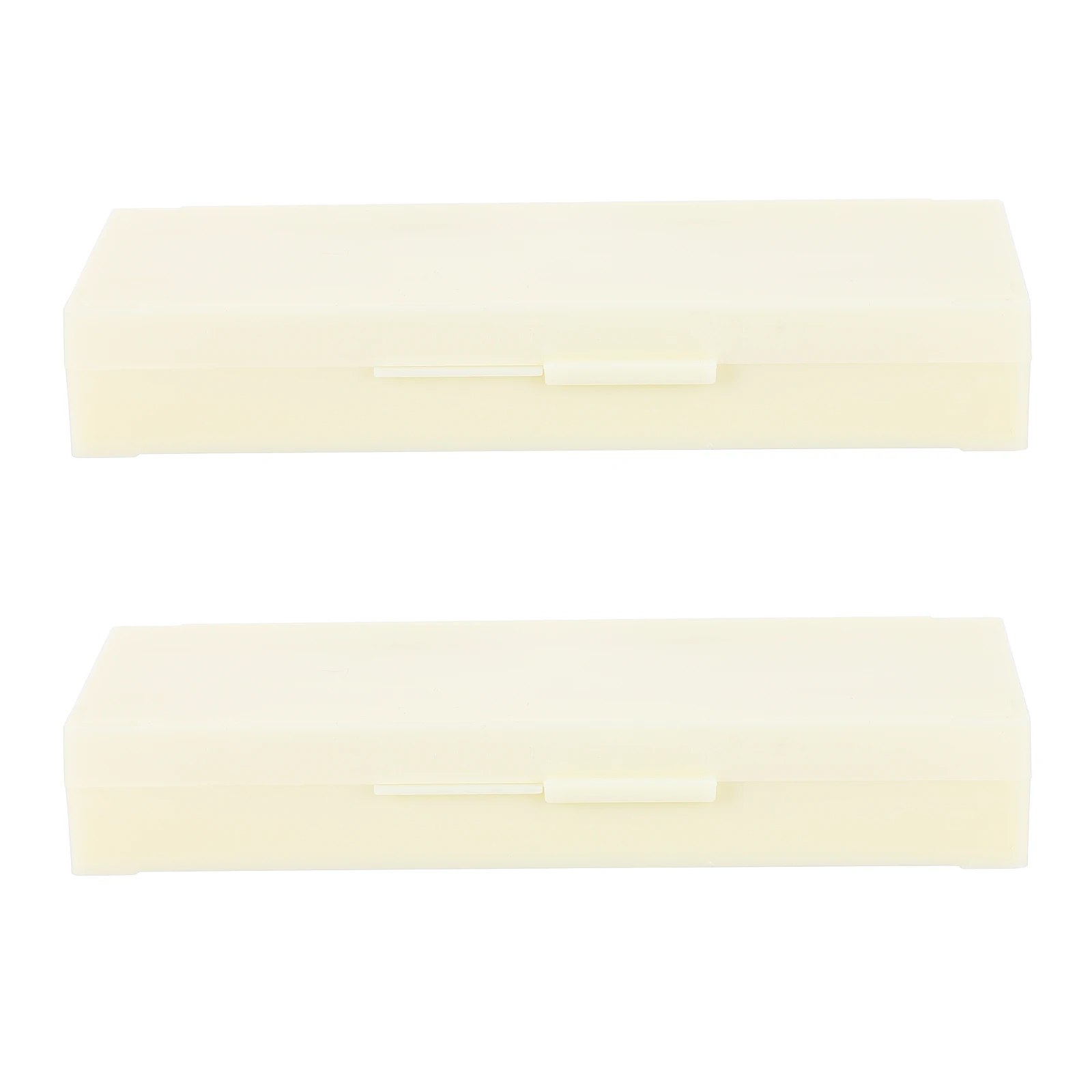 2 Pcs Slides Microscope Containers Storage Kids Science Lab Homeschool Supplies Holder Abs Child Holders