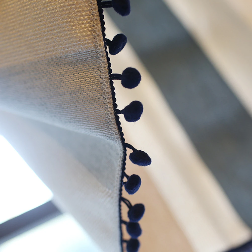 

1Pcs Nordic Print Polyester Half Curtain 130x60cm Small Door Curtain for Hall Bedroom Dining Room Light Filtering Decor