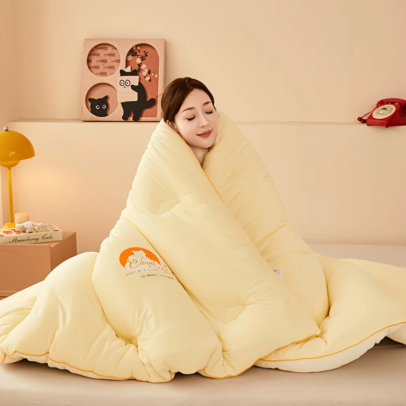 Buy a 150x200cm comforter and get a 90x190cm mattress free. An ultra-soft, fluffy, and warm thick comforter for fall and winter