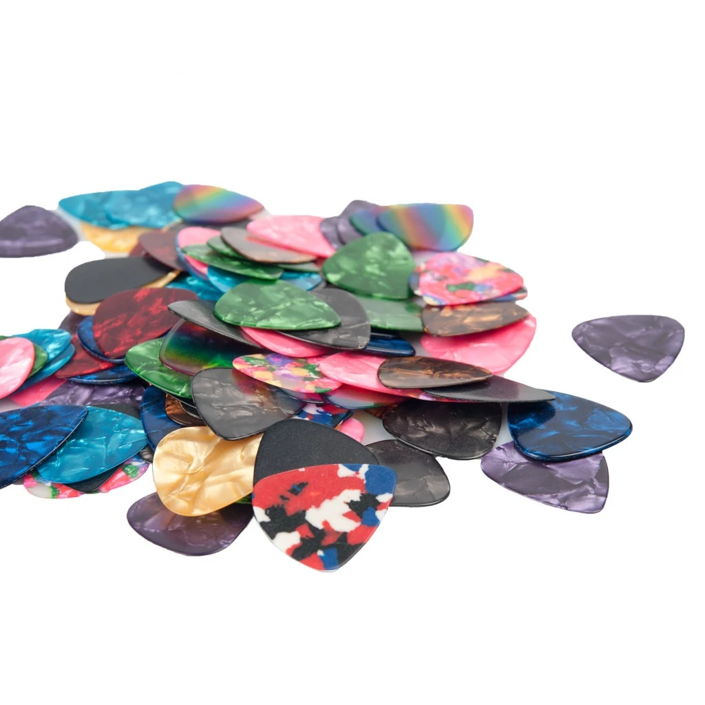 Diverse Akoestische Gitaar Picks Plectrum Willekeurige Verschillende Kleuren Picks Picks Plectrums Plectrum Houder Tas Gitaar Accessoires